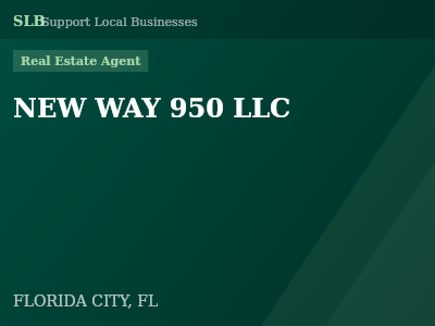 NEW WAY 950 LLC — Real Estate Agent in FLORIDA CITY, FL