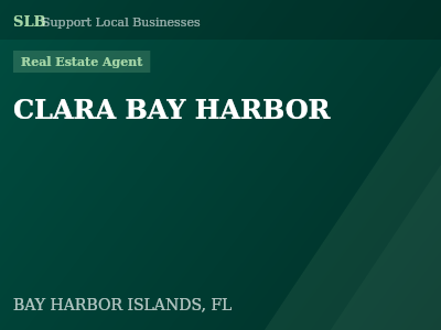 CLARA BAY HARBOR — Real Estate Agent in BAY HARBOR ISLANDS, FL