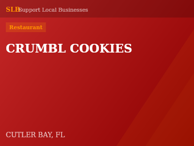 CRUMBL COOKIES — Restaurant in CUTLER BAY, FL