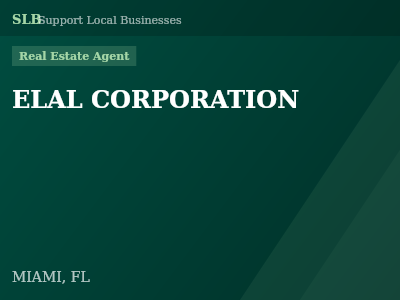 ELAL CORPORATION — Real Estate Agent in MIAMI, FL