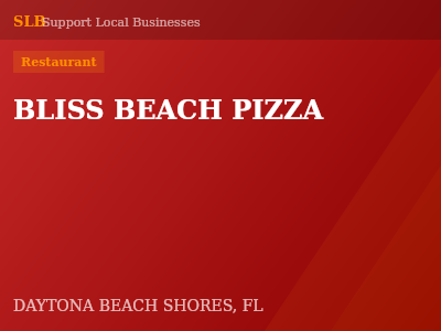 BLISS BEACH PIZZA — Restaurant in DAYTONA BEACH SHORES, FL