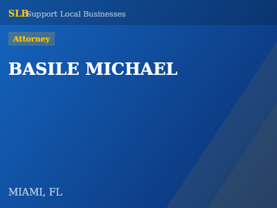 BASILE MICHAEL — Attorney in MIAMI, FL