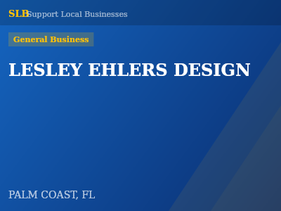 LESLEY EHLERS DESIGN — General Business in PALM COAST, FL