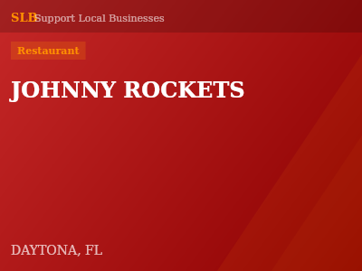 JOHNNY ROCKETS — Restaurant in DAYTONA, FL
