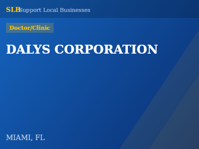 DALYS CORPORATION — Doctor/Clinic in MIAMI, FL