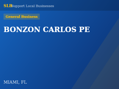 BONZON CARLOS PE — General Business in MIAMI, FL