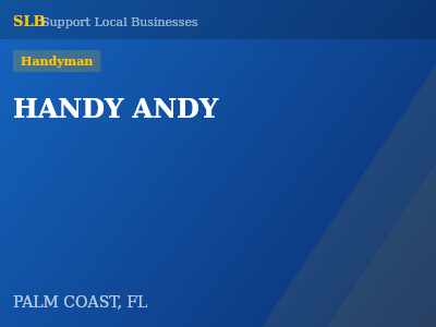 HANDY ANDY — Handyman in PALM COAST, FL