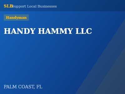 HANDY HAMMY LLC — Handyman in PALM COAST, FL