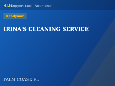 IRINA'S CLEANING SERVICE — Handyman in PALM COAST, FL