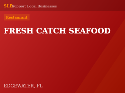 FRESH CATCH SEAFOOD — Restaurant in EDGEWATER, FL