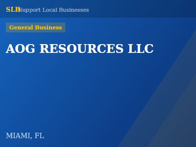 AOG RESOURCES LLC — General Business in MIAMI, FL