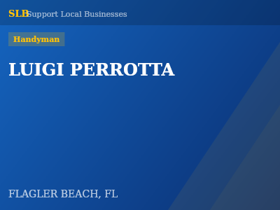 LUIGI PERROTTA — Handyman in FLAGLER BEACH, FL