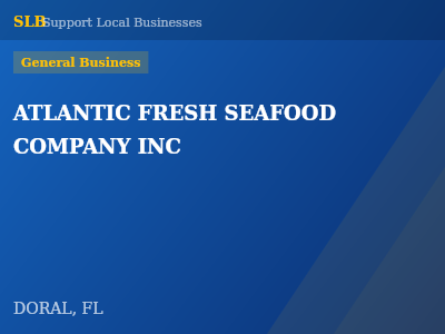 ATLANTIC FRESH SEAFOOD COMPANY INC — General Business in DORAL, FL