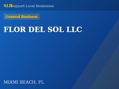 FLOR DEL SOL LLC — General Business in MIAMI BEACH, FL