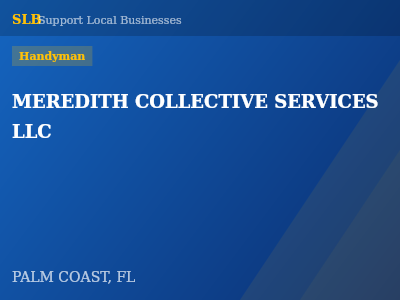 MEREDITH COLLECTIVE SERVICES LLC — Handyman in PALM COAST, FL