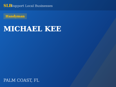 MICHAEL KEE — Handyman in PALM COAST, FL