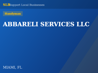 ABBARELI SERVICES LLC — Handyman in MIAMI, FL