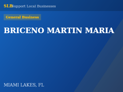 BRICENO MARTIN MARIA — General Business in MIAMI LAKES, FL