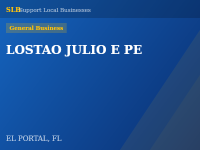 LOSTAO JULIO E PE — General Business in EL PORTAL, FL