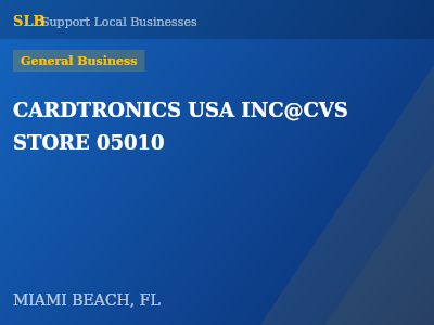 CARDTRONICS USA INC@CVS STORE 05010 — General Business in MIAMI BEACH, FL