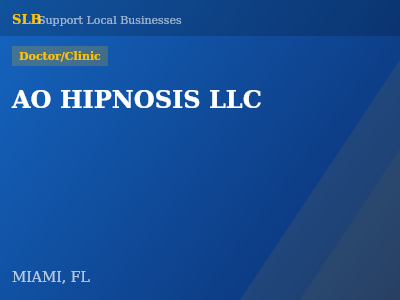 AO HIPNOSIS LLC — Doctor/Clinic in MIAMI, FL