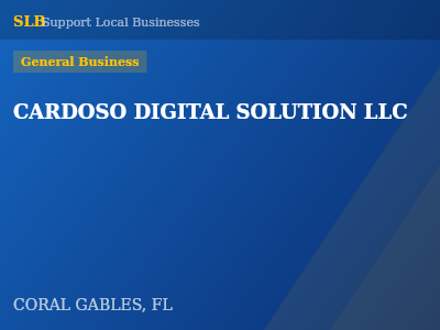CARDOSO DIGITAL SOLUTION LLC — General Business in CORAL GABLES, FL