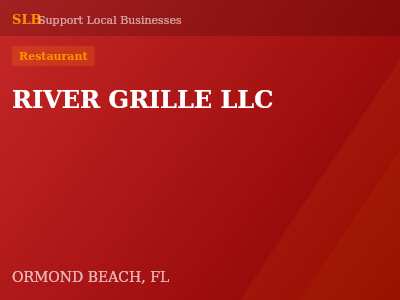 RIVER GRILLE LLC — Restaurant in ORMOND BEACH, FL