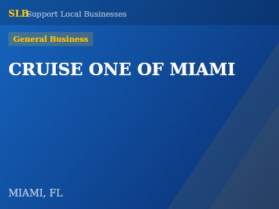 CRUISE ONE OF MIAMI — General Business in MIAMI, FL
