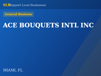 ACE BOUQUETS INTL INC — General Business in MIAMI, FL