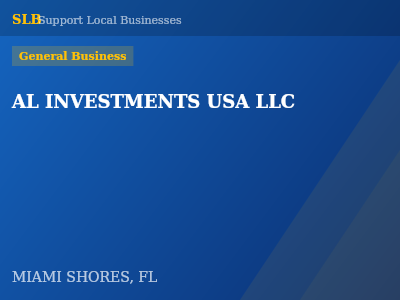 AL INVESTMENTS USA LLC — General Business in MIAMI SHORES, FL