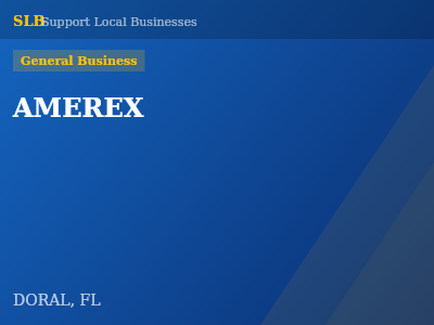AMEREX — General Business in DORAL, FL