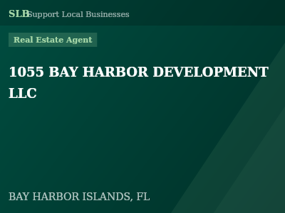 1055 BAY HARBOR DEVELOPMENT LLC — Real Estate Agent in BAY HARBOR ISLANDS, FL