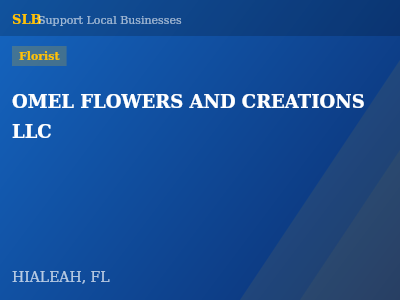 OMEL FLOWERS AND CREATIONS LLC — Florist in HIALEAH, FL