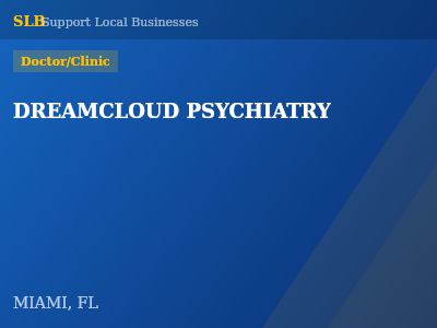 DREAMCLOUD PSYCHIATRY — Doctor/Clinic in MIAMI, FL