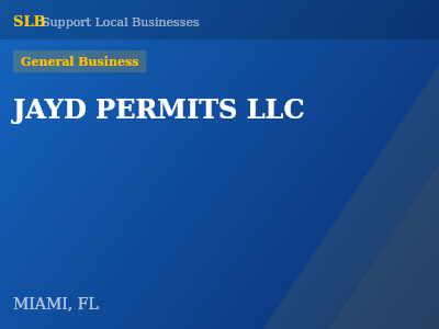 JAYD PERMITS LLC — General Business in MIAMI, FL