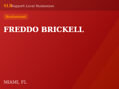 FREDDO BRICKELL — Restaurant in MIAMI, FL