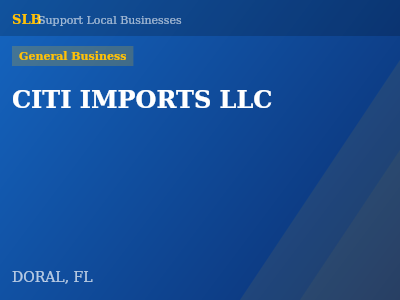 CITI IMPORTS LLC — General Business in DORAL, FL