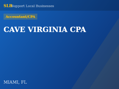 CAVE VIRGINIA CPA — Accountant/CPA in MIAMI, FL