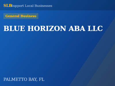 BLUE HORIZON ABA LLC — General Business in PALMETTO BAY, FL