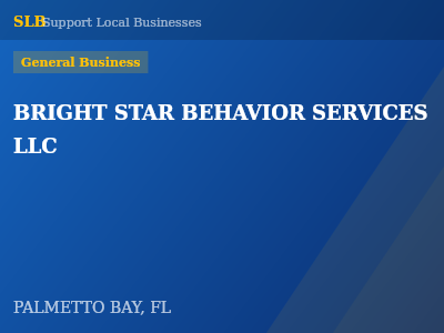 BRIGHT STAR BEHAVIOR SERVICES LLC — General Business in PALMETTO BAY, FL