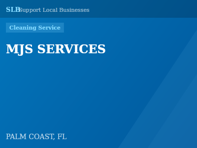 MJS SERVICES — Cleaning Service in PALM COAST, FL