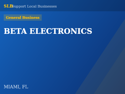 BETA ELECTRONICS — General Business in MIAMI, FL