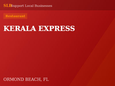 KERALA EXPRESS — Restaurant in ORMOND BEACH, FL