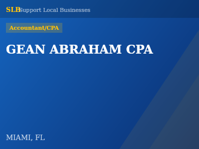 GEAN ABRAHAM CPA — Accountant/CPA in MIAMI, FL