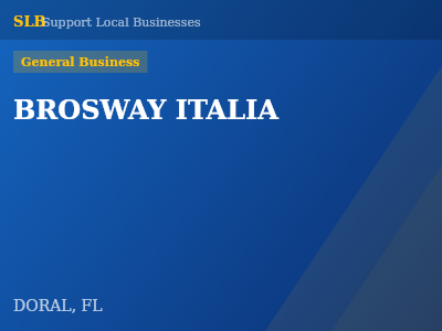 BROSWAY ITALIA — General Business in DORAL, FL