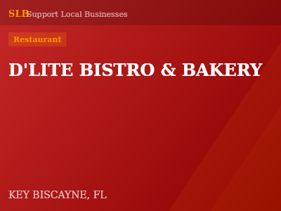 D'LITE BISTRO & BAKERY — Restaurant in KEY BISCAYNE, FL