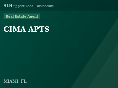 CIMA APTS — Real Estate Agent in MIAMI, FL