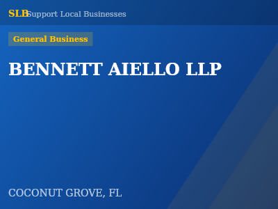 BENNETT AIELLO LLP — General Business in COCONUT GROVE, FL