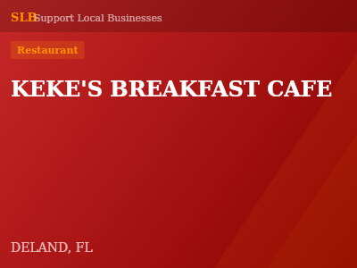 KEKE'S BREAKFAST CAFE — Restaurant in DELAND, FL