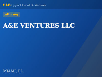 A&E VENTURES LLC — Attorney in MIAMI, FL